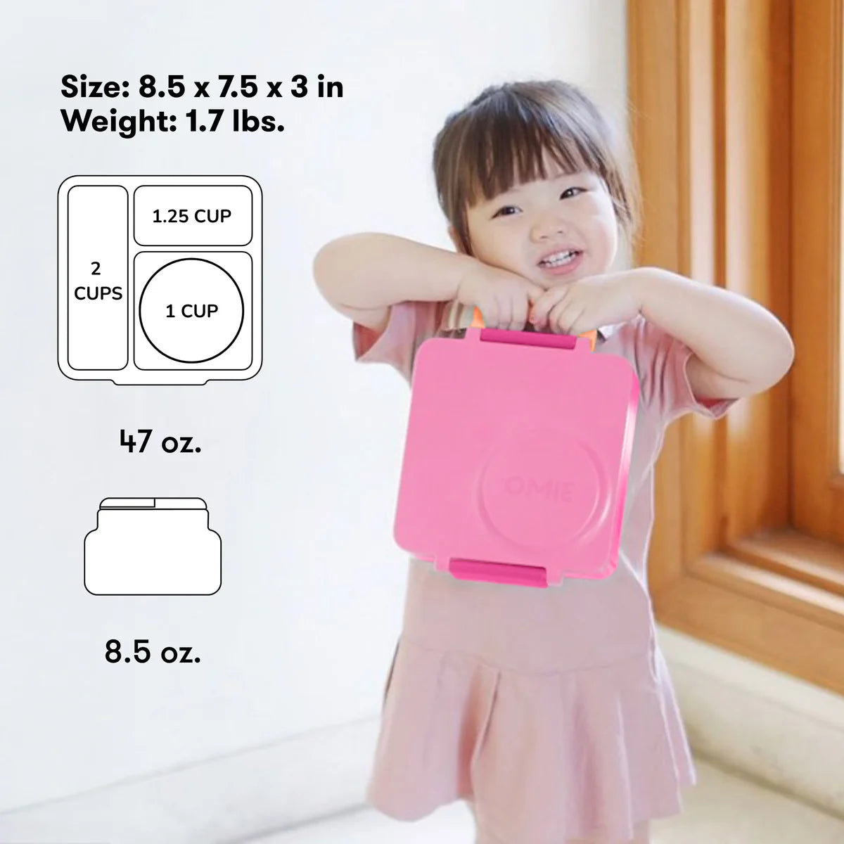 OMIE BOX Hot + Cold Bento (Pixie Pink)