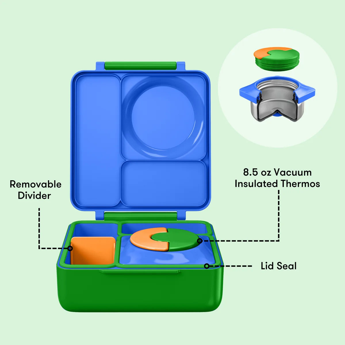 OMIE BOX Hot + Cold Bento (Monster Blue)