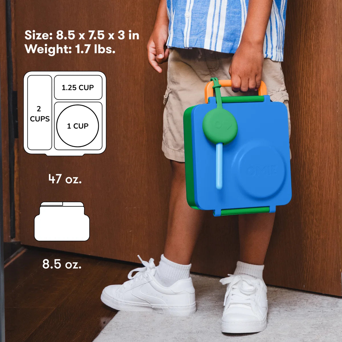 OMIE BOX Hot + Cold Bento (Monster Blue)