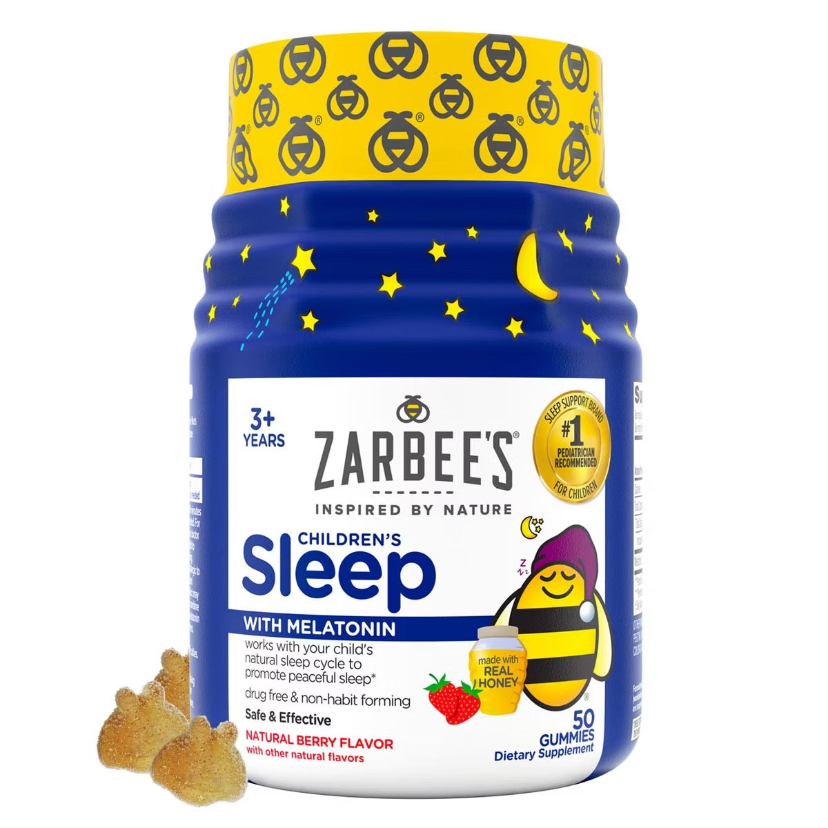 Zarbee’s Melatonina Kids Gummies Berry 50ct