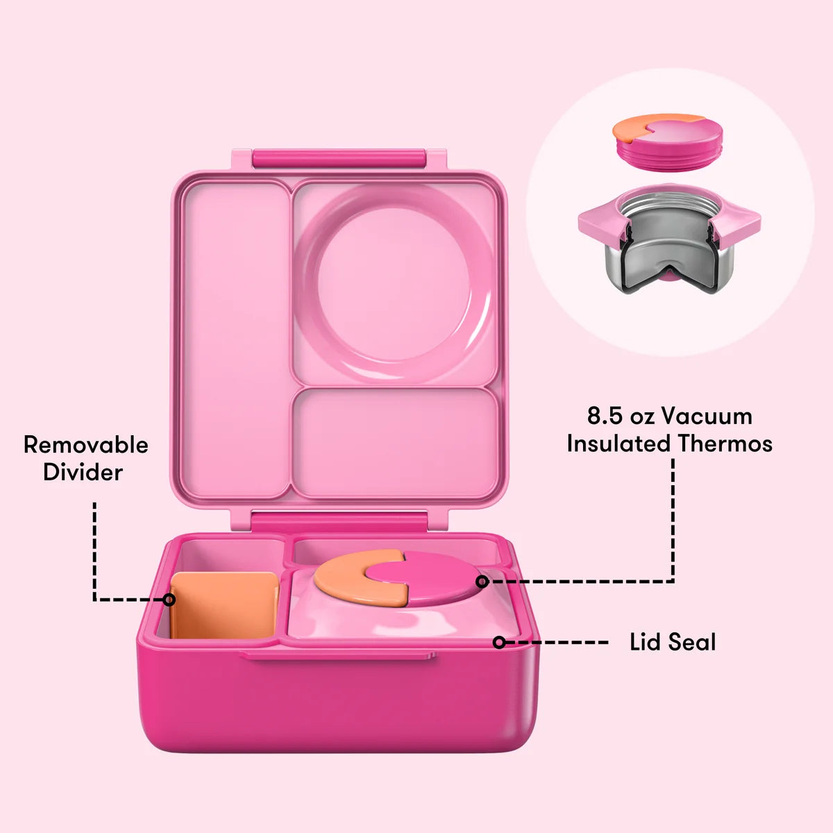 OMIE BOX Hot + Cold Bento (Pixie Pink)
