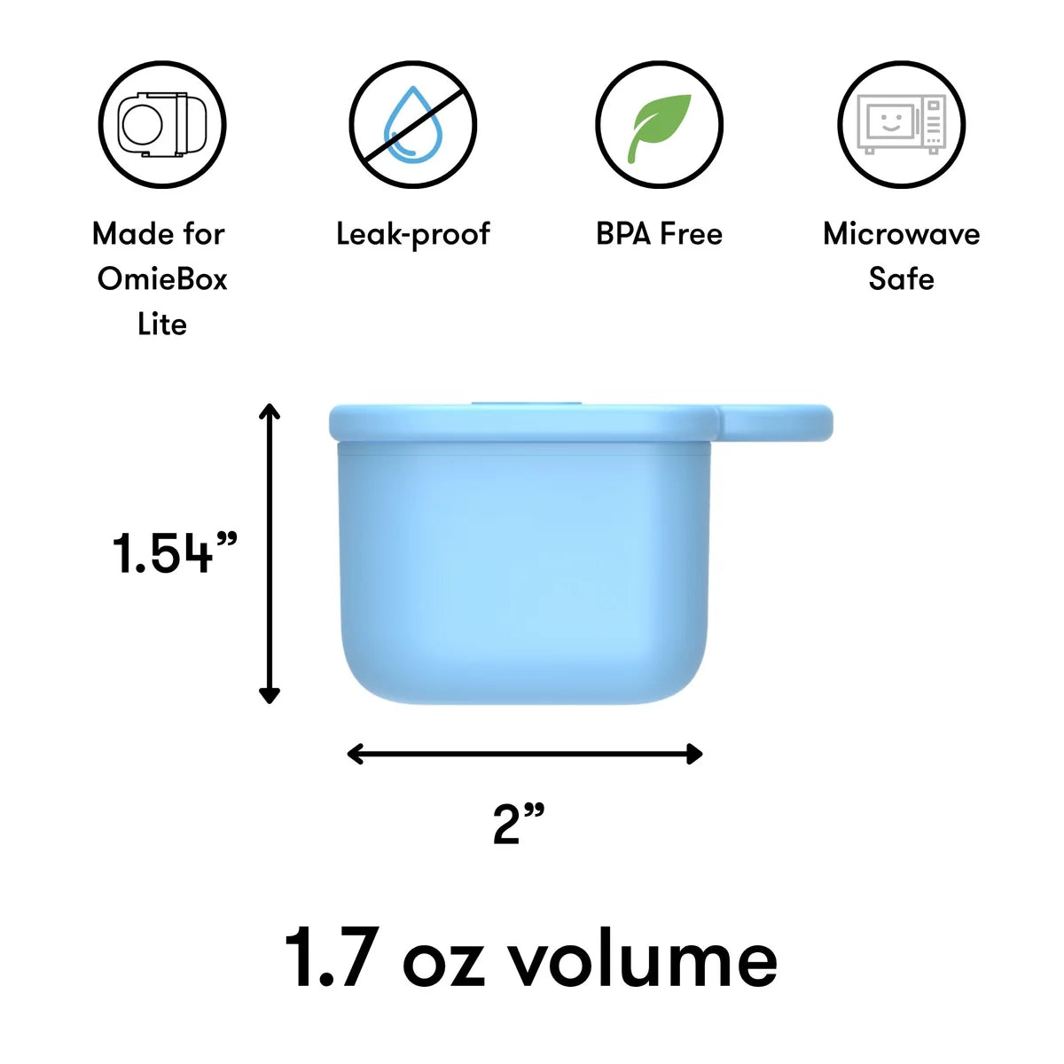 OMIE BOX Lite Contenedor  (Aqua/Purple)