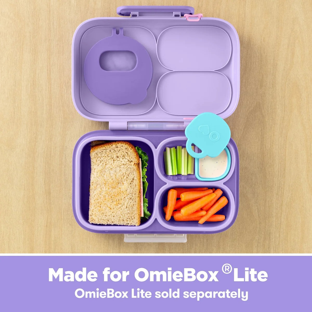 OMIE BOX Lite Contenedor  (Aqua/Purple)
