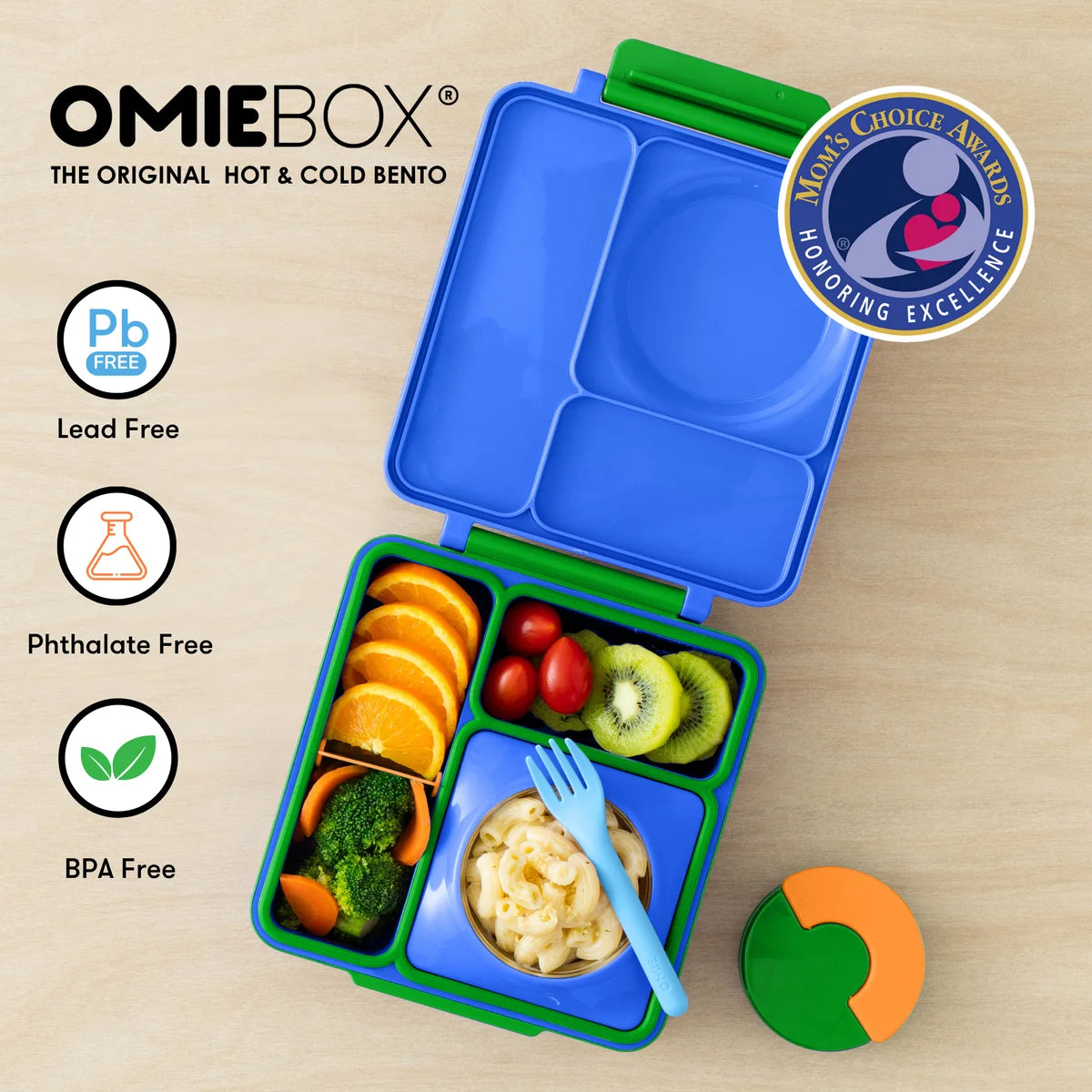 OMIE BOX Hot + Cold Bento (Monster Blue)